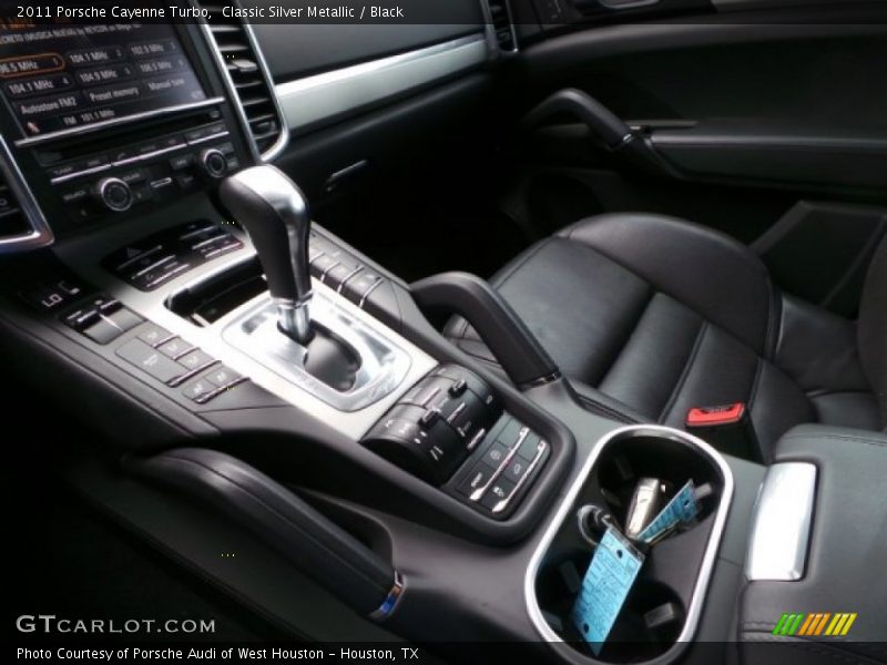 Classic Silver Metallic / Black 2011 Porsche Cayenne Turbo