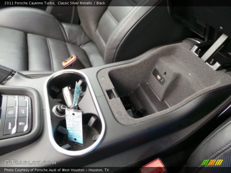 Classic Silver Metallic / Black 2011 Porsche Cayenne Turbo