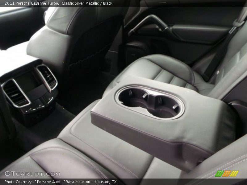 Classic Silver Metallic / Black 2011 Porsche Cayenne Turbo