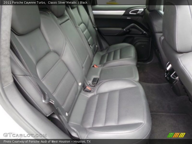 Classic Silver Metallic / Black 2011 Porsche Cayenne Turbo
