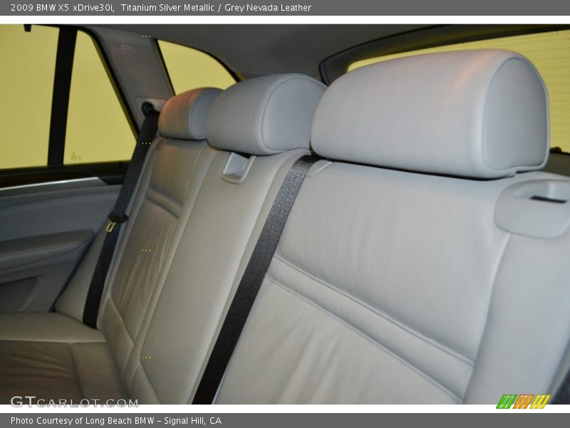 Titanium Silver Metallic / Grey Nevada Leather 2009 BMW X5 xDrive30i