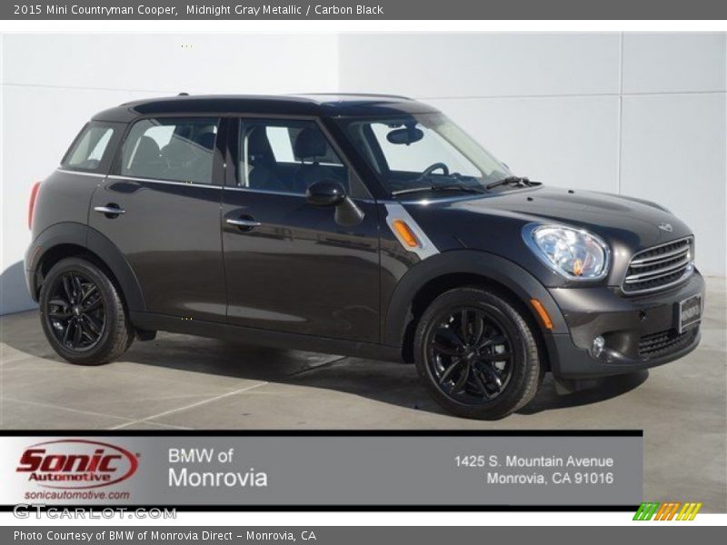 Midnight Gray Metallic / Carbon Black 2015 Mini Countryman Cooper