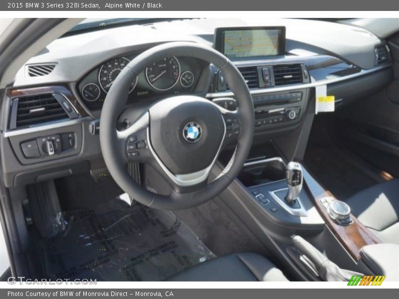 Alpine White / Black 2015 BMW 3 Series 328i Sedan