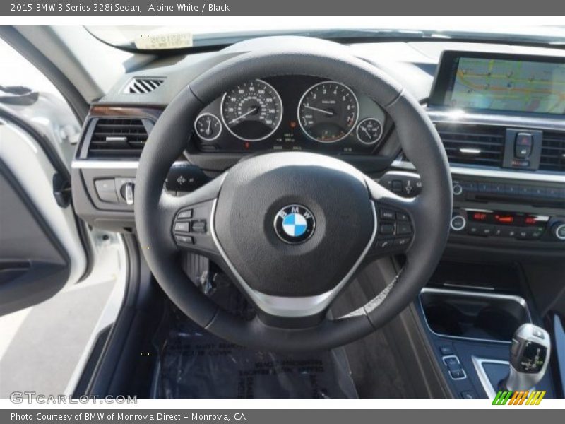 Alpine White / Black 2015 BMW 3 Series 328i Sedan