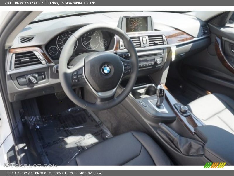 Alpine White / Black 2015 BMW 3 Series 328i Sedan