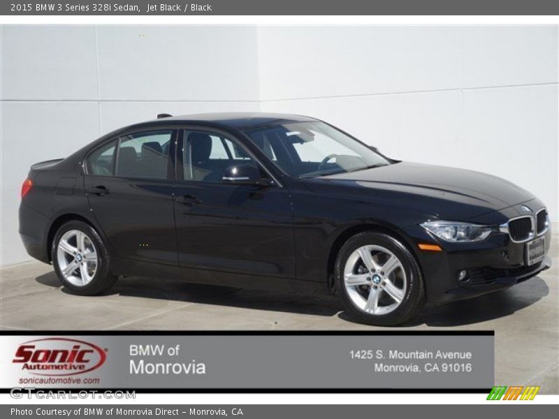Jet Black / Black 2015 BMW 3 Series 328i Sedan