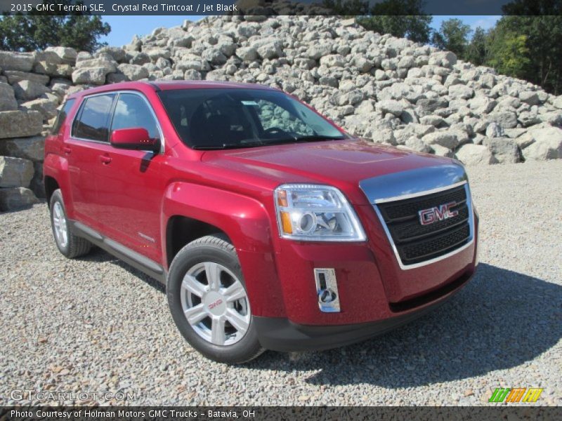 Crystal Red Tintcoat / Jet Black 2015 GMC Terrain SLE