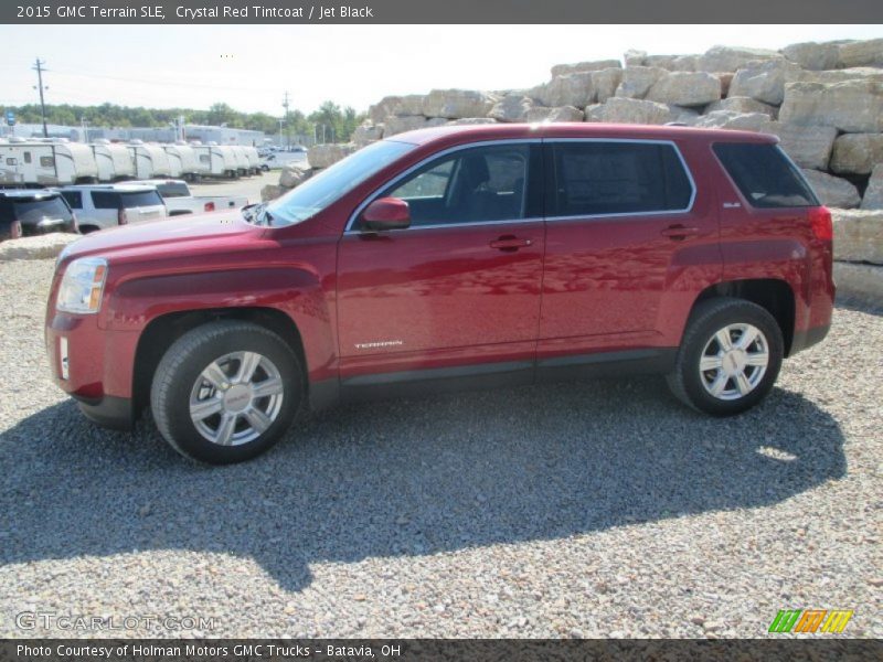 Crystal Red Tintcoat / Jet Black 2015 GMC Terrain SLE