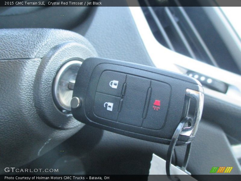 Crystal Red Tintcoat / Jet Black 2015 GMC Terrain SLE