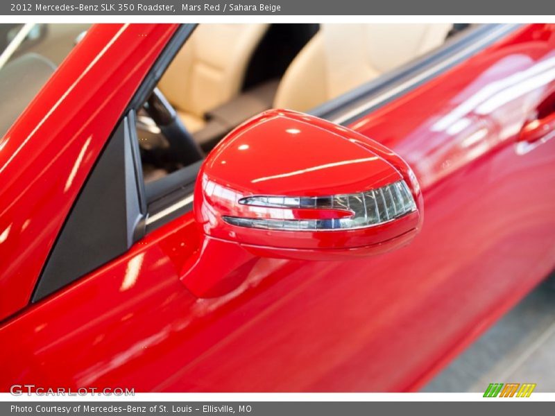 Mars Red / Sahara Beige 2012 Mercedes-Benz SLK 350 Roadster