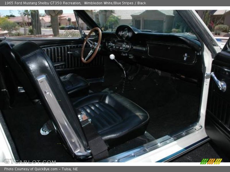 Front Seat of 1965 Mustang Shelby GT350 Recreation