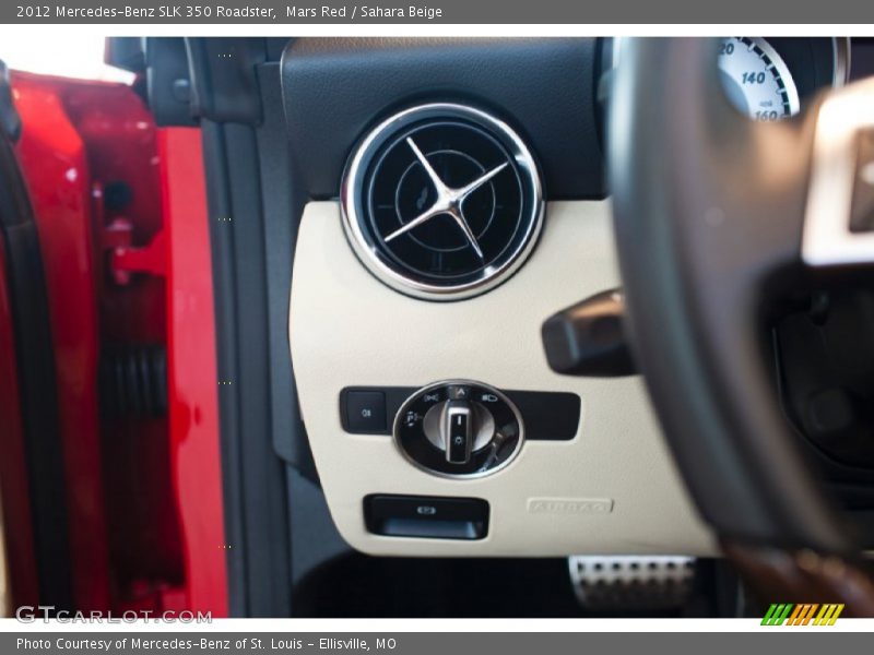 Mars Red / Sahara Beige 2012 Mercedes-Benz SLK 350 Roadster
