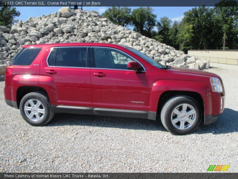 Crystal Red Tintcoat / Jet Black 2015 GMC Terrain SLE