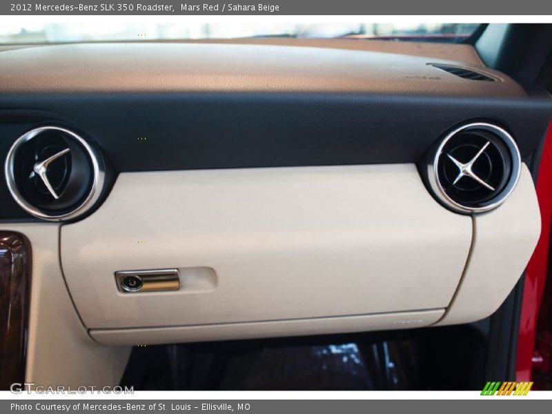 Mars Red / Sahara Beige 2012 Mercedes-Benz SLK 350 Roadster