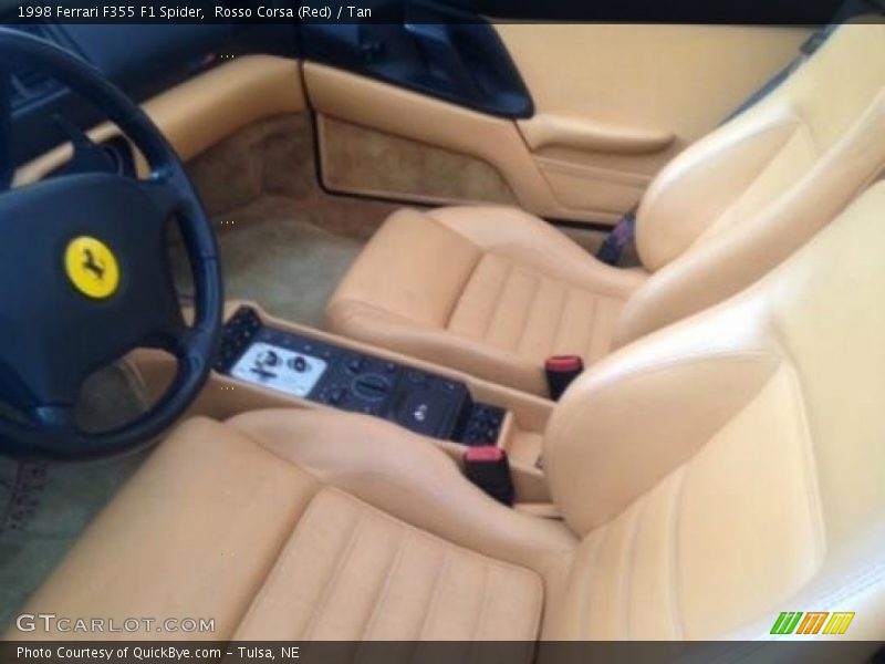 Rosso Corsa (Red) / Tan 1998 Ferrari F355 F1 Spider