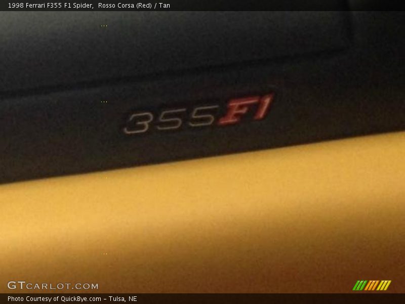 Rosso Corsa (Red) / Tan 1998 Ferrari F355 F1 Spider