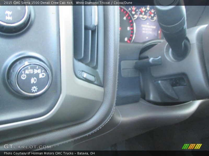 White Diamond Tricoat / Cocoa/Dune 2015 GMC Sierra 1500 Denali Crew Cab 4x4