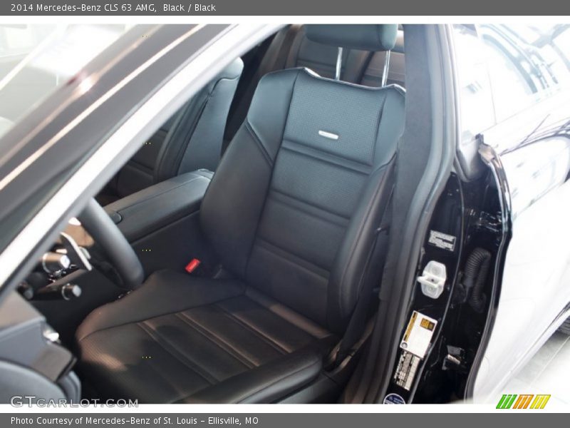 Front Seat of 2014 CLS 63 AMG