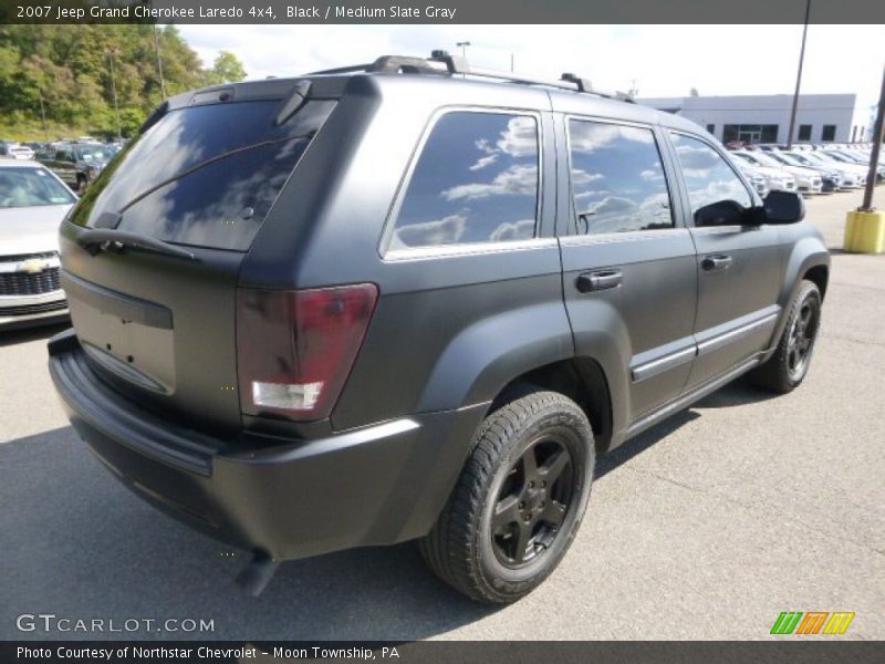 Black / Medium Slate Gray 2007 Jeep Grand Cherokee Laredo 4x4