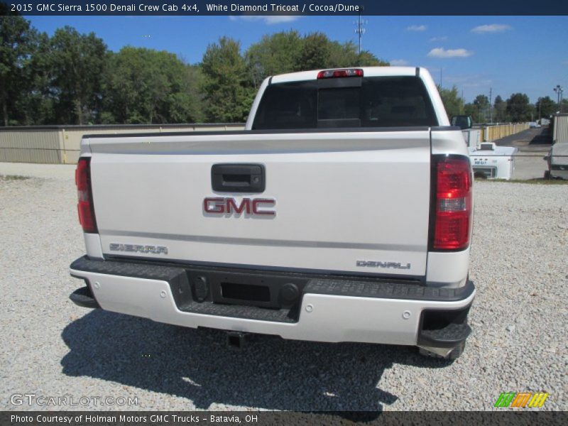 White Diamond Tricoat / Cocoa/Dune 2015 GMC Sierra 1500 Denali Crew Cab 4x4