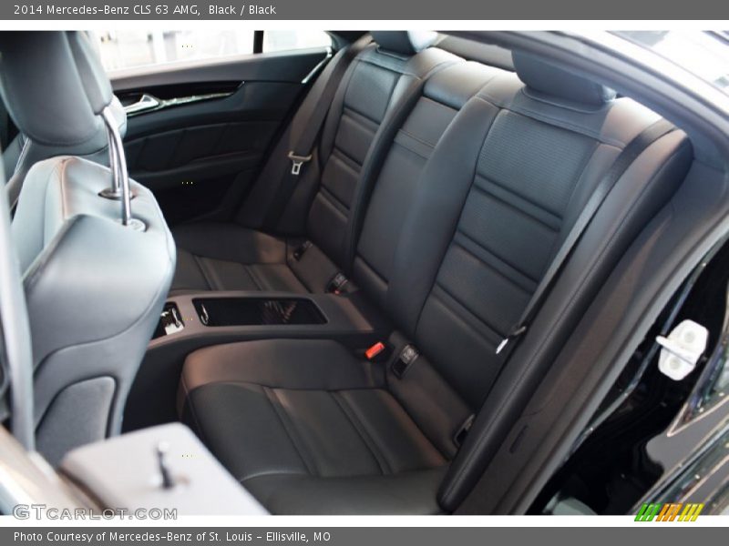 Rear Seat of 2014 CLS 63 AMG