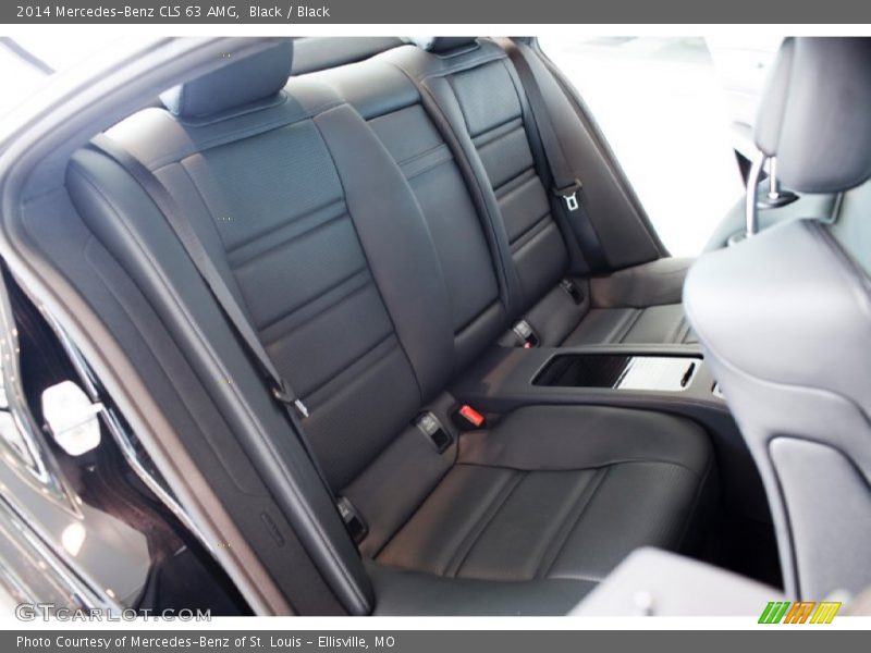 Rear Seat of 2014 CLS 63 AMG