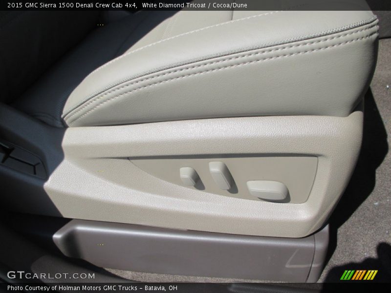 White Diamond Tricoat / Cocoa/Dune 2015 GMC Sierra 1500 Denali Crew Cab 4x4