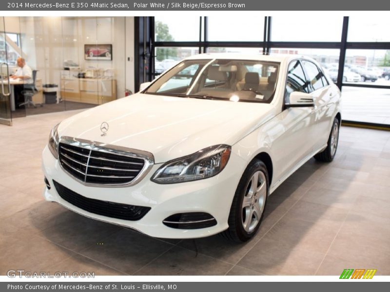 Front 3/4 View of 2014 E 350 4Matic Sedan