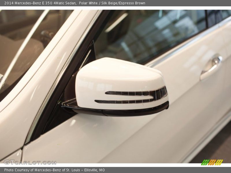 Polar White / Silk Beige/Espresso Brown 2014 Mercedes-Benz E 350 4Matic Sedan