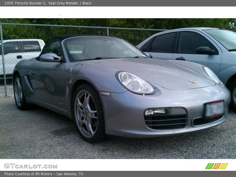 Seal Grey Metallic / Black 2005 Porsche Boxster S