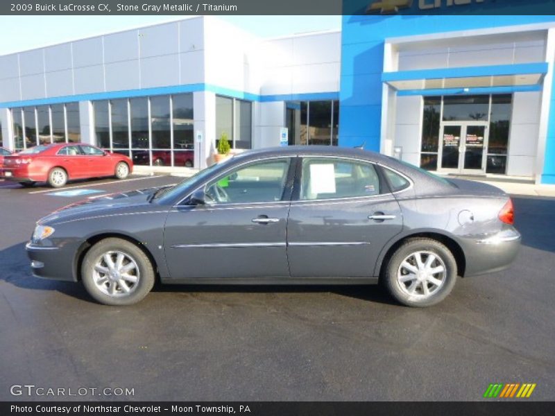 Stone Gray Metallic / Titanium 2009 Buick LaCrosse CX