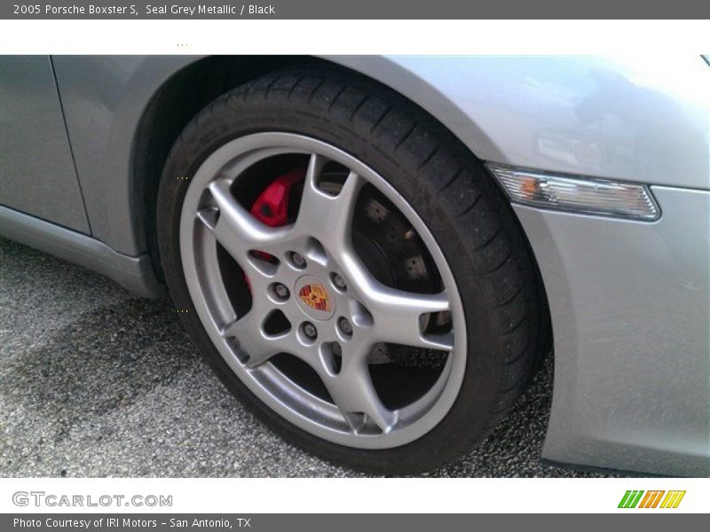 Seal Grey Metallic / Black 2005 Porsche Boxster S