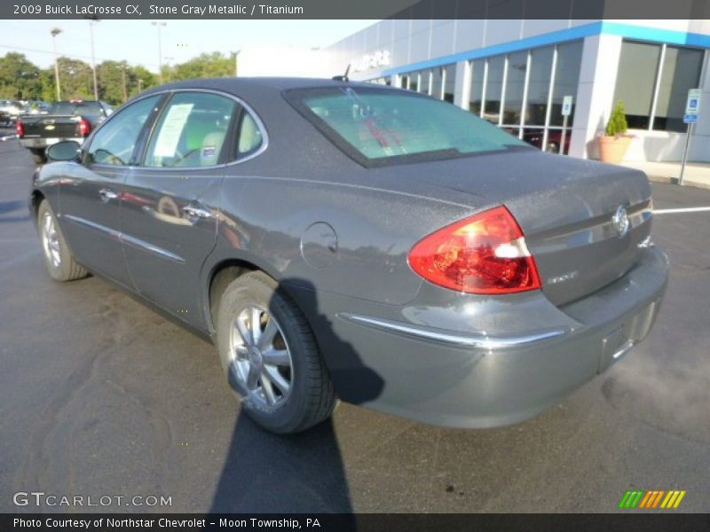 Stone Gray Metallic / Titanium 2009 Buick LaCrosse CX