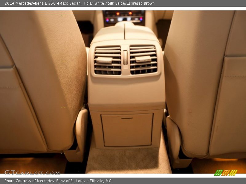 Polar White / Silk Beige/Espresso Brown 2014 Mercedes-Benz E 350 4Matic Sedan
