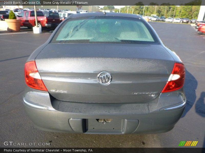 Stone Gray Metallic / Titanium 2009 Buick LaCrosse CX
