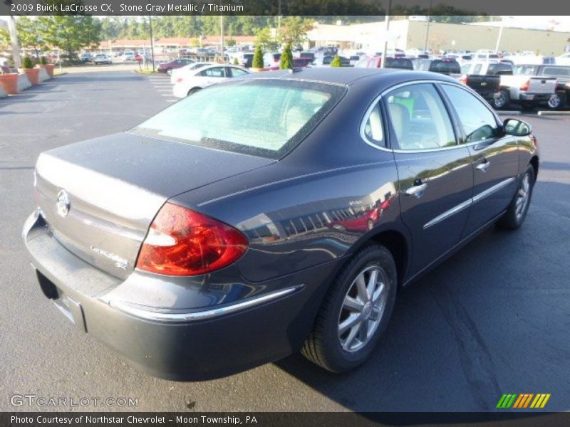 Stone Gray Metallic / Titanium 2009 Buick LaCrosse CX