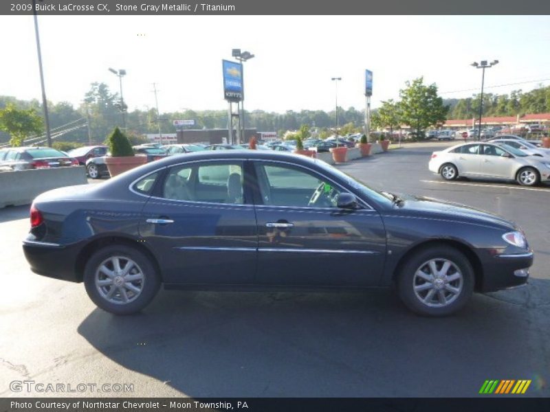Stone Gray Metallic / Titanium 2009 Buick LaCrosse CX