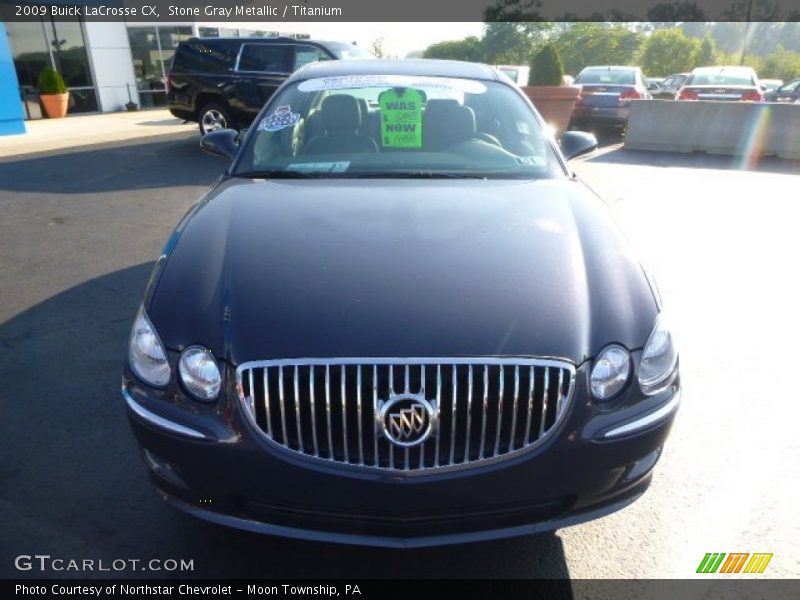 Stone Gray Metallic / Titanium 2009 Buick LaCrosse CX