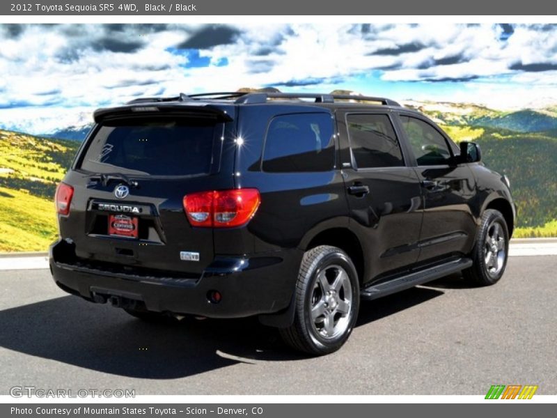 Black / Black 2012 Toyota Sequoia SR5 4WD