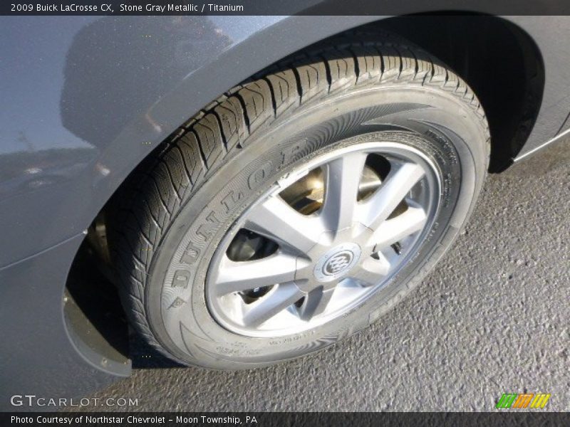 Stone Gray Metallic / Titanium 2009 Buick LaCrosse CX
