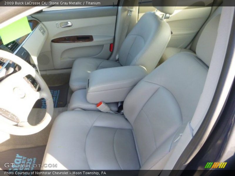 Stone Gray Metallic / Titanium 2009 Buick LaCrosse CX