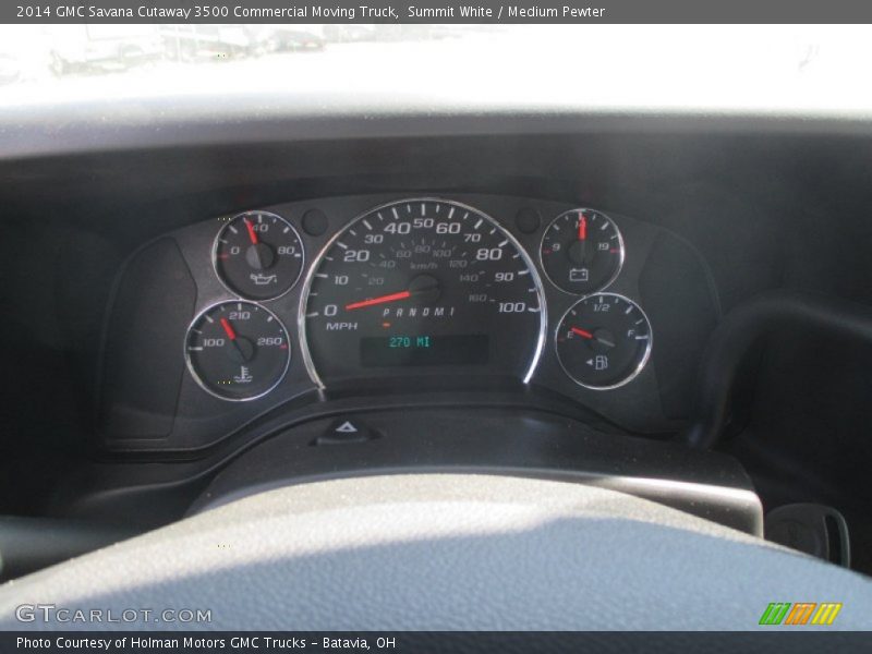 Summit White / Medium Pewter 2014 GMC Savana Cutaway 3500 Commercial Moving Truck