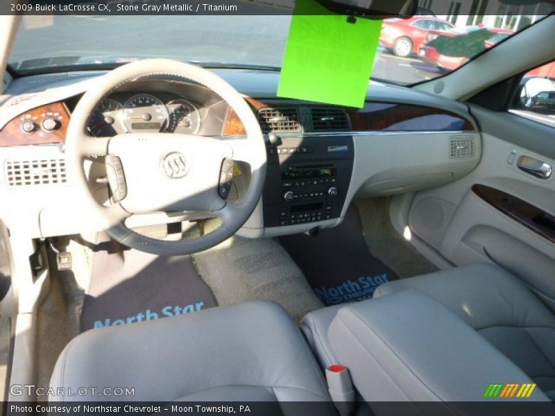 Stone Gray Metallic / Titanium 2009 Buick LaCrosse CX
