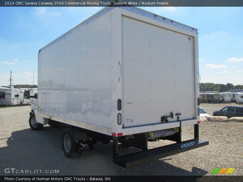 Summit White / Medium Pewter 2014 GMC Savana Cutaway 3500 Commercial Moving Truck