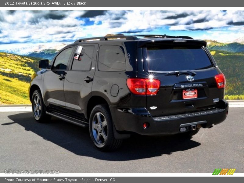 Black / Black 2012 Toyota Sequoia SR5 4WD