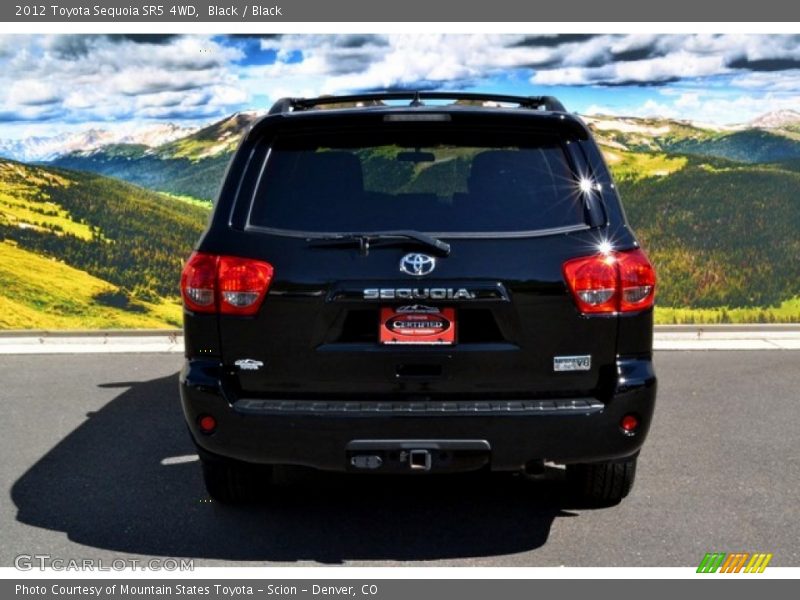 Black / Black 2012 Toyota Sequoia SR5 4WD