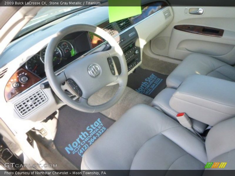 Stone Gray Metallic / Titanium 2009 Buick LaCrosse CX