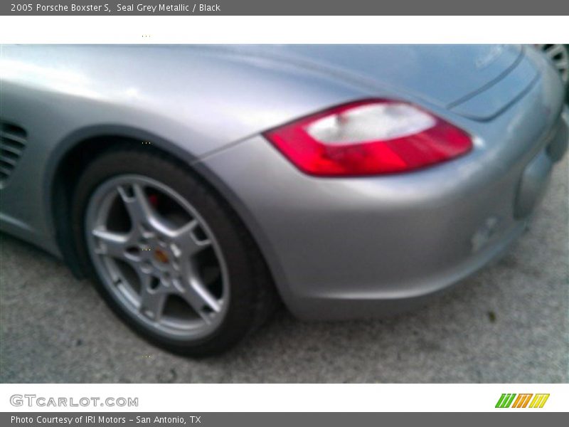 Seal Grey Metallic / Black 2005 Porsche Boxster S