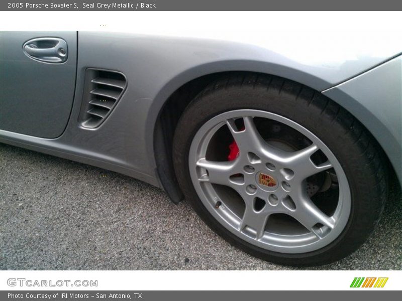 Seal Grey Metallic / Black 2005 Porsche Boxster S