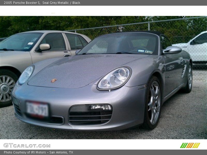 Seal Grey Metallic / Black 2005 Porsche Boxster S